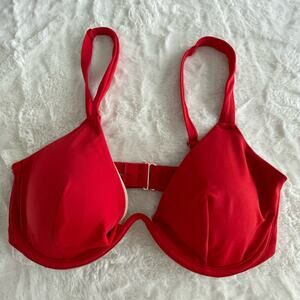NWOT new Shade & Shore Underwire Bikini bathing suit Top size 36DD